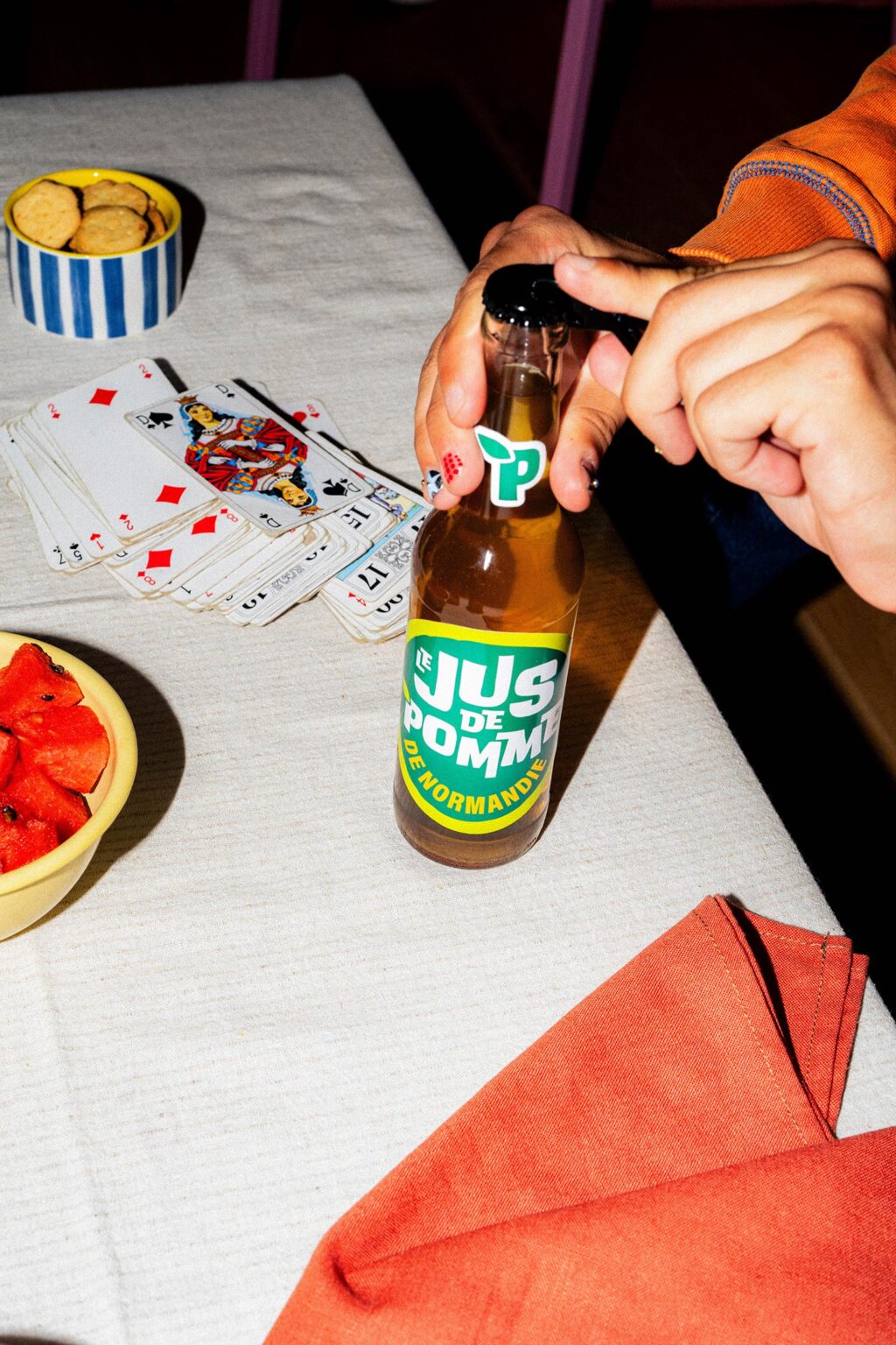 jus de pomme de normandie - consommation